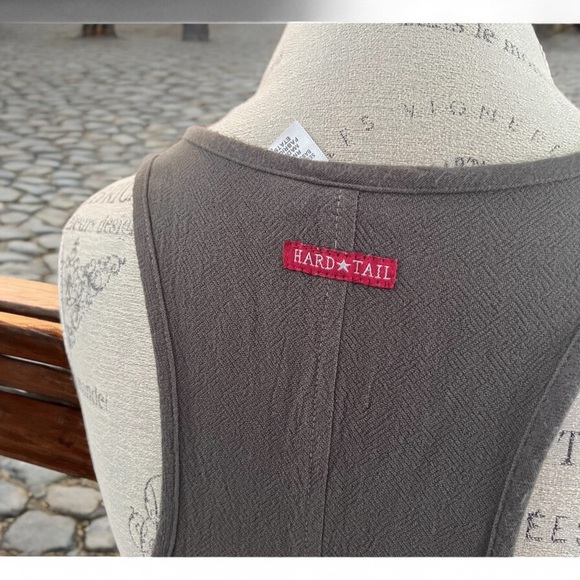 Hard Tail racer back grey dress. Great after yoga. For the beach. For the pool. - Picture 15 of 16